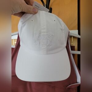 Athleta Baseball Cap White